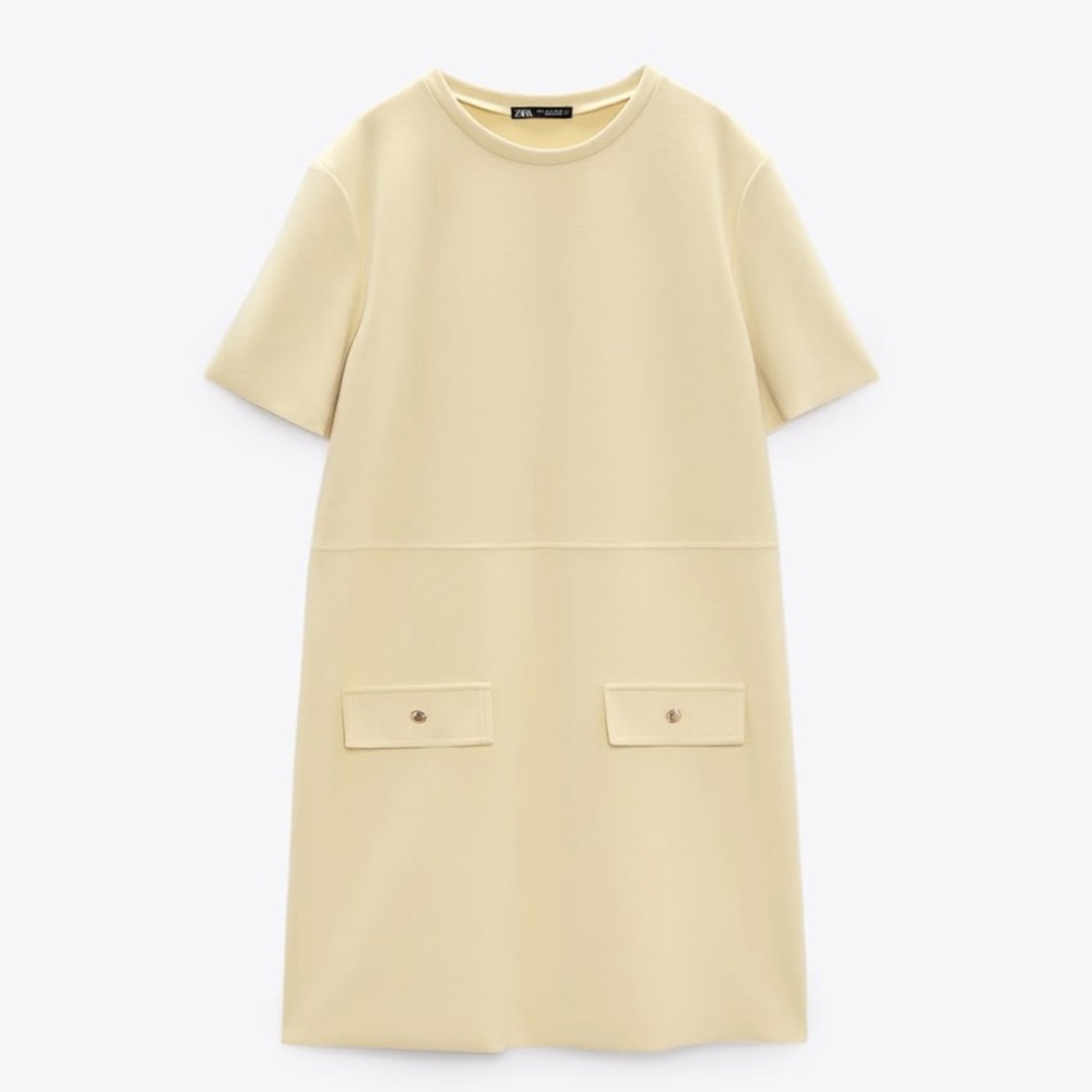 ZARA FAUX SUEDE DRESS